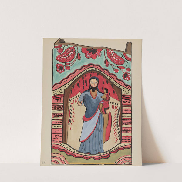 Plate 35 - St. Joseph - From Portfolio Spanish Colonial Designs of New Mexico by American 20th Century