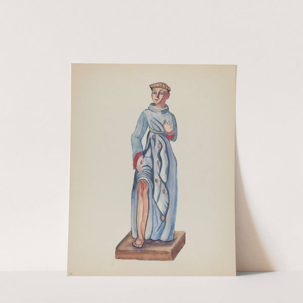 Plate 36 - Saint Roch - From Portfolio Spanish Colonial Designs of New Mexico by American 20th Century