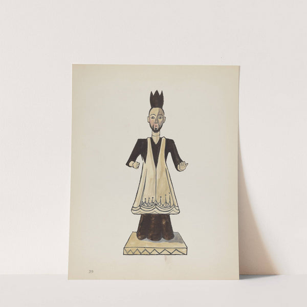 Plate 39 - Saint John Nepomuk - From Portfolio Spanish Colonial Designs of New Mexico by American 20th Century