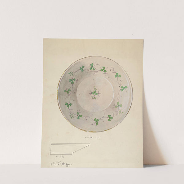 Plate by Kurt Melzer