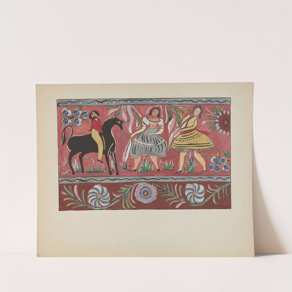 Plate 42 - Painted Chest Design - From Portfolio Spanish Colonial Designs of New Mexico by American 20th Century