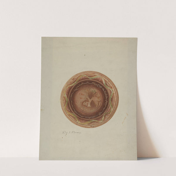 Plate by Roy S. Brown
