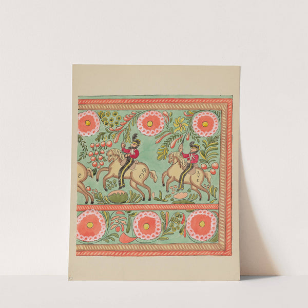 Plate 43 - Painted Chest Design - From Portfolio Spanish Colonial Designs of New Mexico by American 20th Century