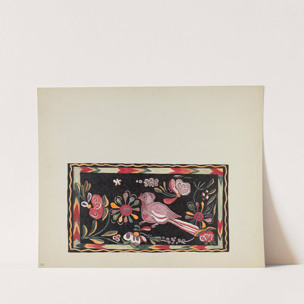 Plate 44 - Painted Chest Design - From Portfolio Spanish Colonial Designs of New Mexico by American 20th Century