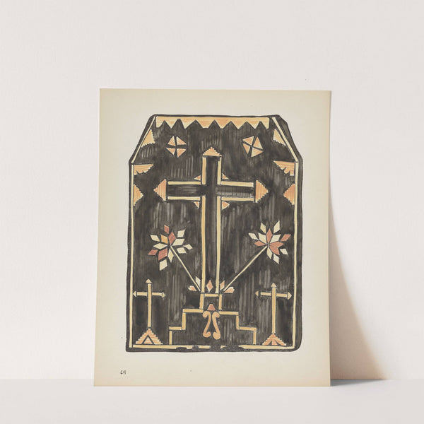 Plate 46 - Straw Applique Design - From Portfolio Spanish Colonial Designs of New Mexico by American 20th Century