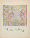 Plate 48 – Buckskin Design – From Portfolio Spanish Colonial Designs of New Mexico
