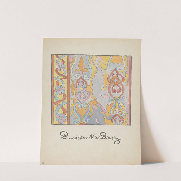 Plate 48 - Buckskin Design - From Portfolio Spanish Colonial Designs of New Mexico by American 20th Century