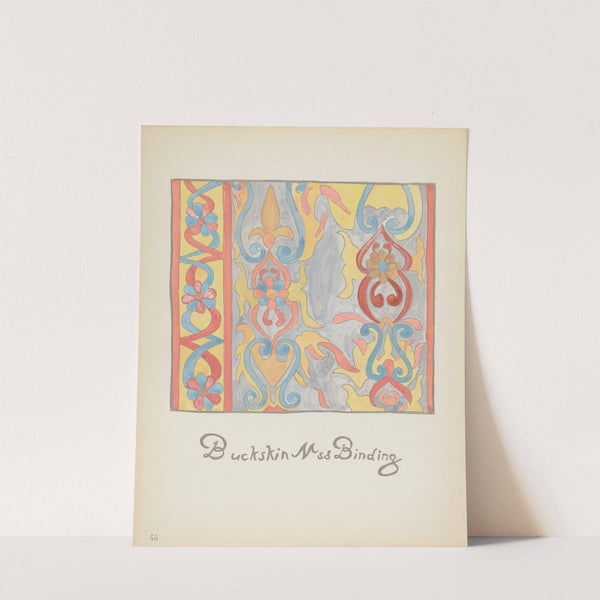 Plate 48 - Buckskin Design - From Portfolio Spanish Colonial Designs of New Mexico by American 20th Century