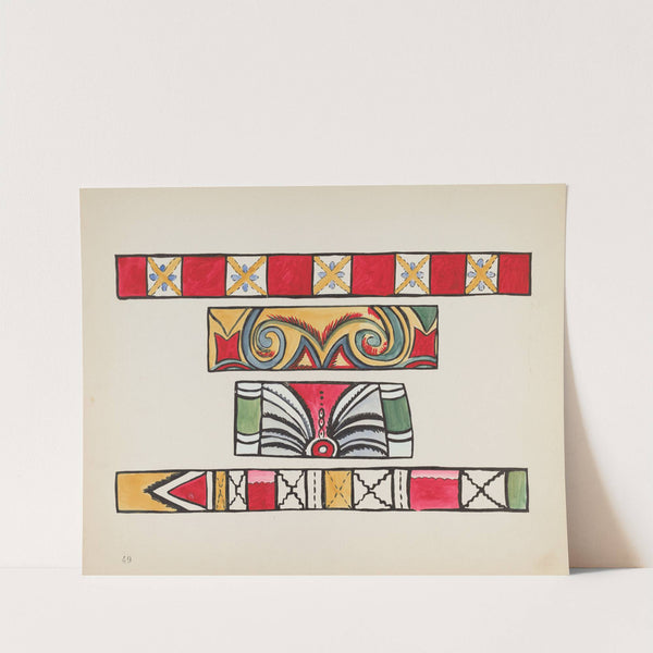 Plate 49 - Miscellaneous Design - From Portfolio Spanish Colonial Designs of New Mexico by American 20th Century