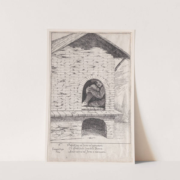 Plate 6; Bertoldo hidden in a furnace (1705–1715) by Giuseppe Maria Crespi