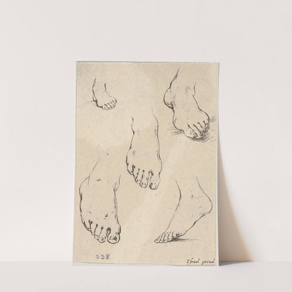 Plate 7; Five feet (1649) by Stefano Della Bella