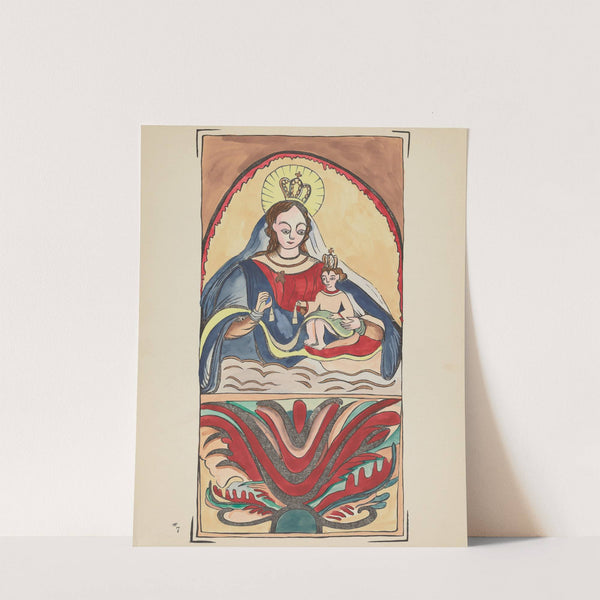 Plate 7 - Our Lady of Mt. Carmel - From Portfolio Spanish Colonial Designs of New Mexico by American 20th Century