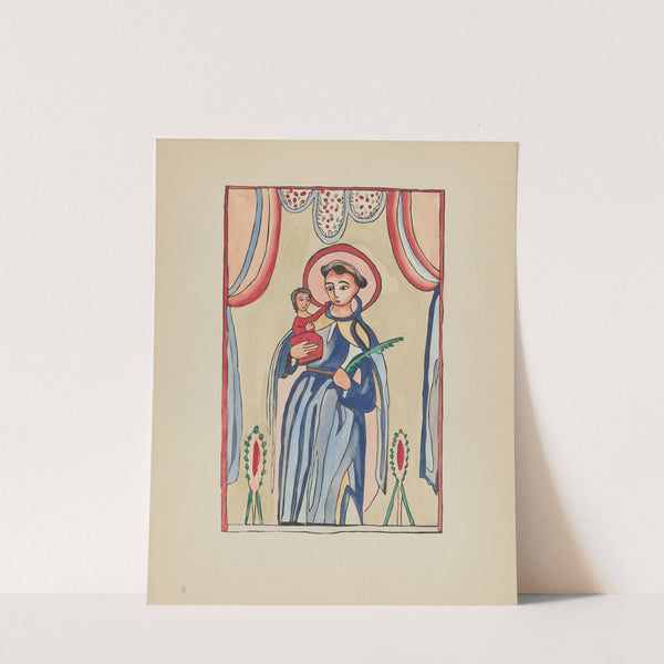 Plate 8 - Saint Anthony of Padua - From Portfolio Spanish Colonial Designs of New Mexico by American 20th Century