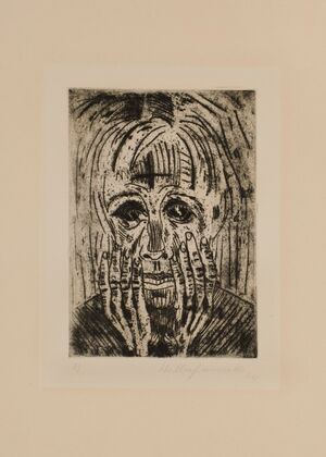 Plate 9, from the series ‘Büchner’s ‘Lenz’ (1924)