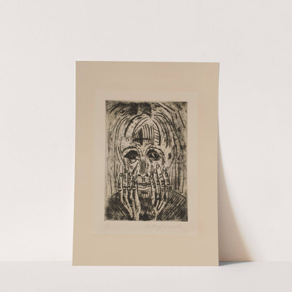 Plate 9, from the series ‘Büchner’s ‘Lenz’ (1924) by Walter Gramatté