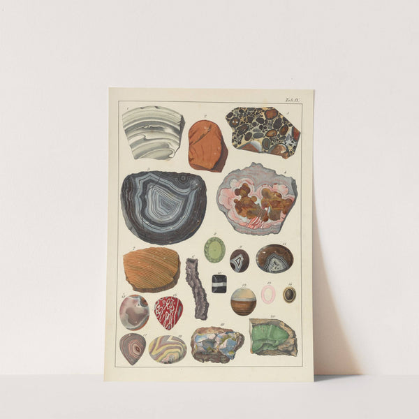 Plate IV: Quartz and Opal by Johann Gottlob Kurr