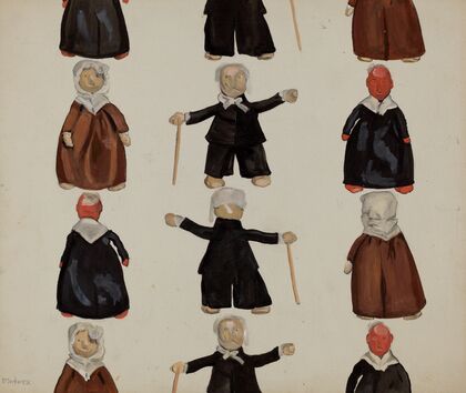 Plate of Dolls