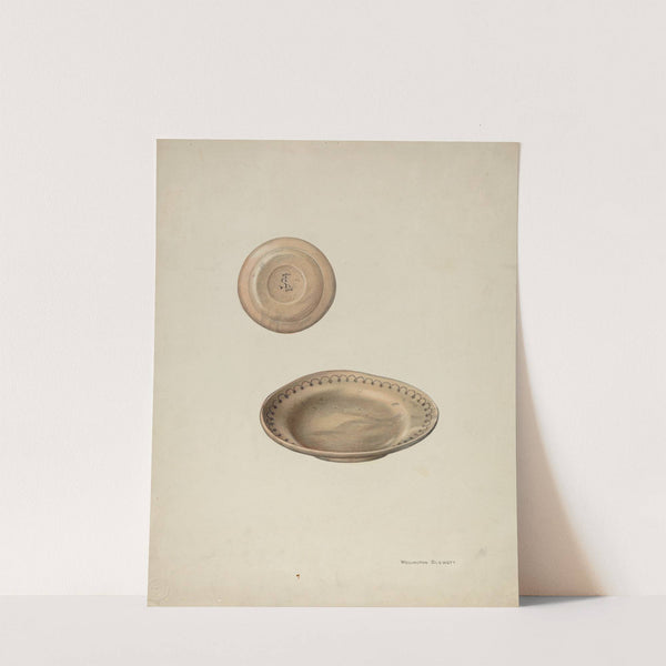 Plate Treen (1938) by Wellington Blewett