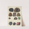 Plate XIX: Iron Ores, Hausmannite by Johann Gottlob Kurr