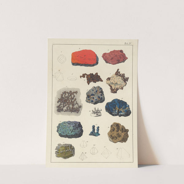 Plate XV: Mercury, Quicksilver, Copper Ore by Johann Gottlob Kurr