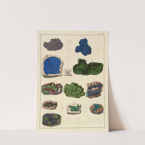 Plate XVI: Copper, Malachite by Johann Gottlob Kurr