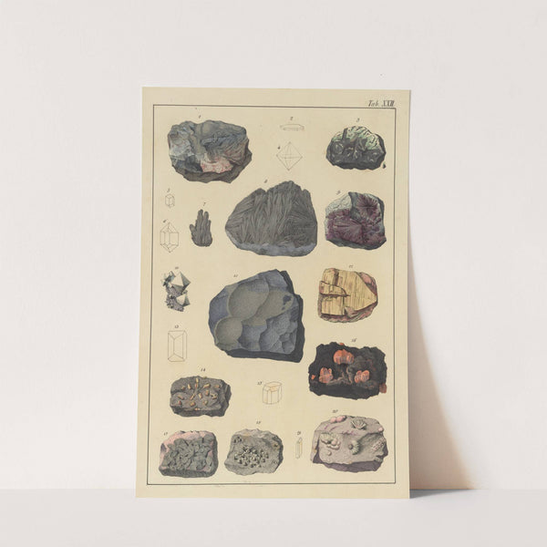 Plate XXII: Molybdenum Ores, Chrome Ores, Antimony Ores, Arsenic Ores by Johann Gottlob Kurr