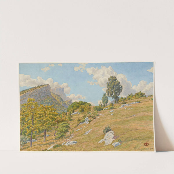 Plateaux de Barberaz (1918) by Henri Rivière