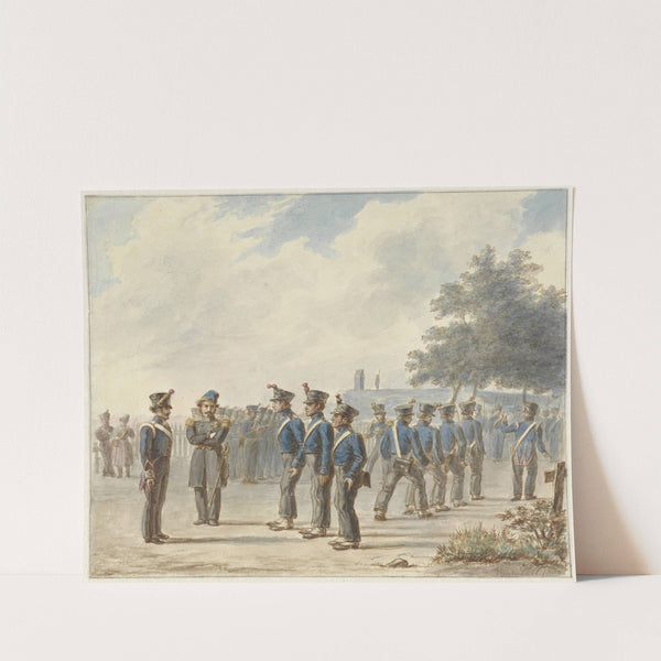 Plattelandsschutterij, 1830 by Gerret Jasink van de Poll