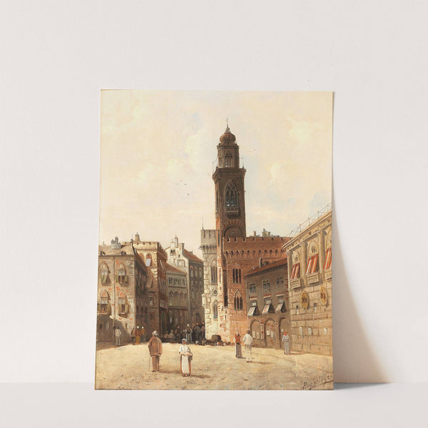 Platz in Cavalis by August Von Siegen