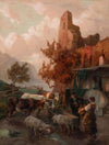 Plausch an der Tränke