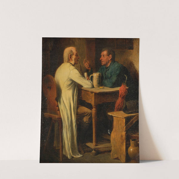 Plausch im Wirtshaus by Friedrich Friedländer