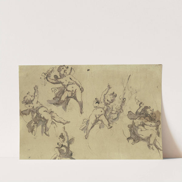 Playing cherubs by Gaspare Diziani