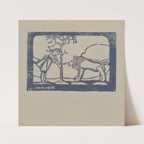 Playing hide-and-seek (after 1908) by Tadeusz Makowski