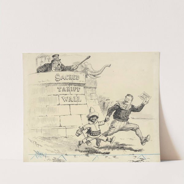 Playing hookey (1905) by William Allen Rogers