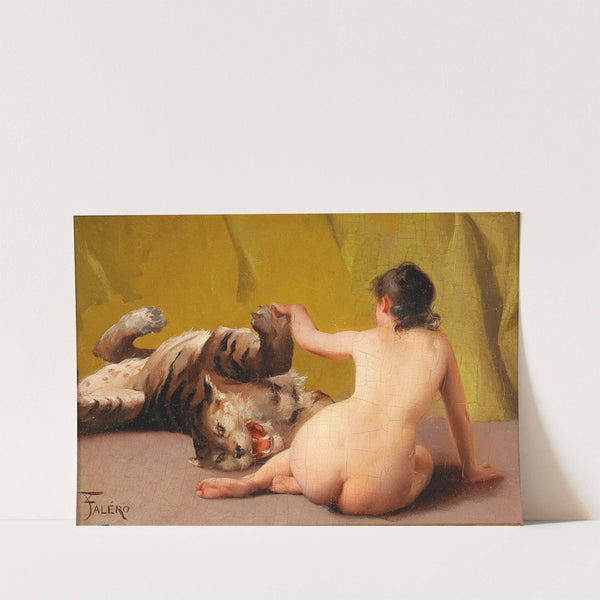 Playing with the Tiger by Luis Ricardo Falero