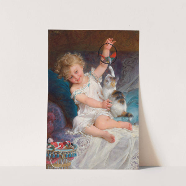 Playtime (1886) by Émile Munier