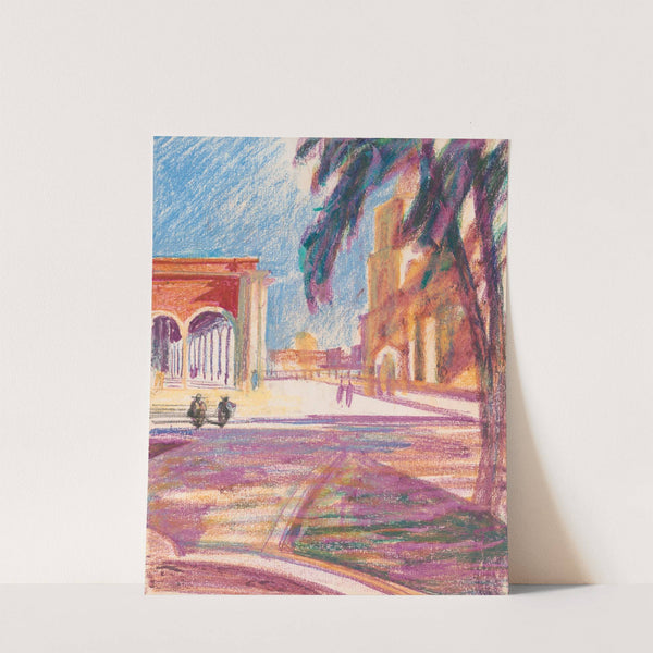 Plaza, Nochistlá́n, Mexico by Victor Alfred Lundy