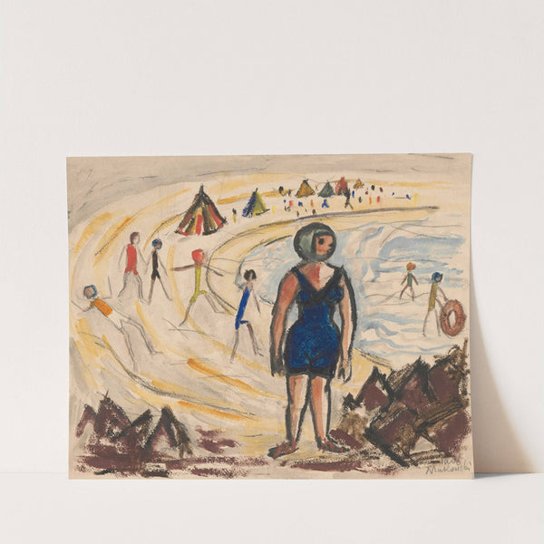 Plaża (1930) by Tadeusz Makowski