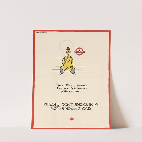 Please Don't Smoke in a Non-Smoking Car by Cyril Kenneth Bird (Fougasse)