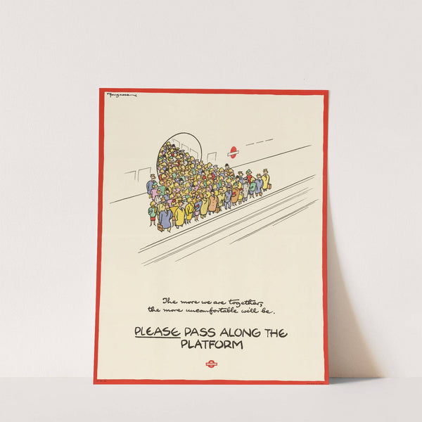 Please Pass Along the Platform by Cyril Kenneth Bird (Fougasse)