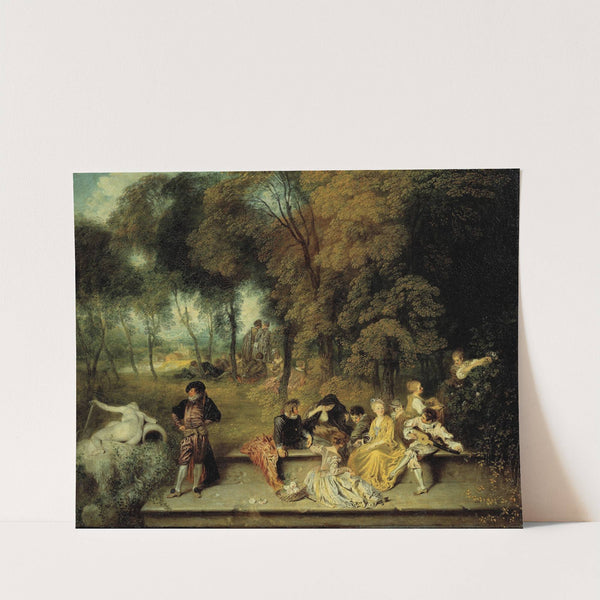 Pleasures of Love by Jean-Antoine Watteau