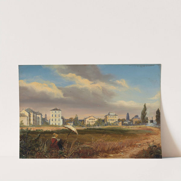 Plein Air Painter at the Outskirts of the City by Anonymous