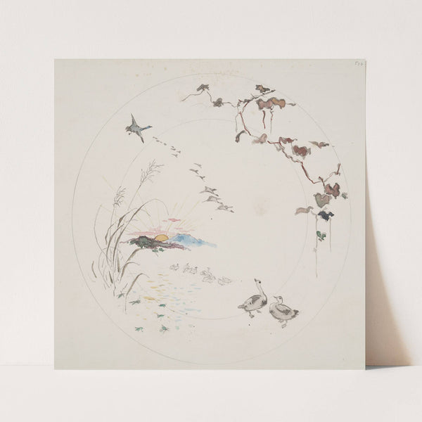 Plein soleil (1875) by Félix Bracquemond