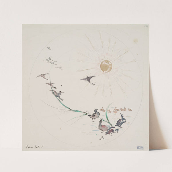 Plein soleil. (1875) by Félix Bracquemond