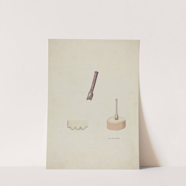 Plinker and Wood Block by Oscar Bluhme