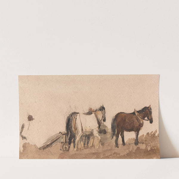 Plough Horses by Peter DeWint