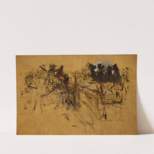 Ploughing (Sketch) by Jacek Malczewski