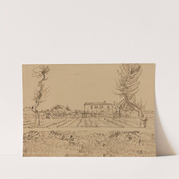 Ploughman in the Fields near Arles (1888) by Vincent van Gogh