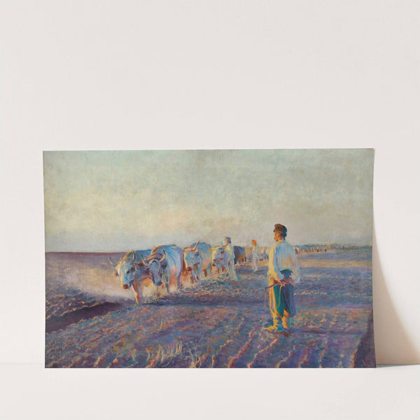 Plowing in the Ukraine by Leon Wyczółkowski