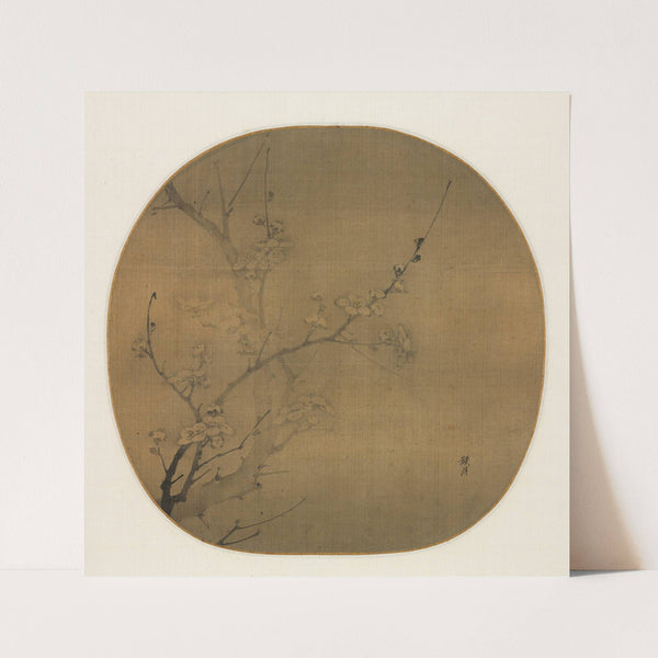 Plum Blossoms in Moonlight (1300s) by Yan Hui